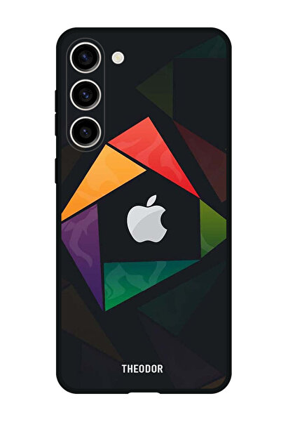 Theodor جراب واقٍ مضاد للخدش والصدمات لهاتف Samsung Galaxy S23 FE مثلث الشكل