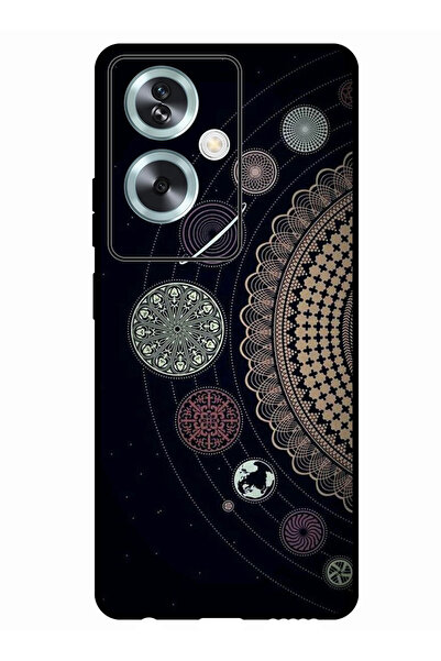 Theodor جراب واقٍ مضاد للخدش والصدمات لهاتف Oppo A2 بتصميم فن ماندالا (2)