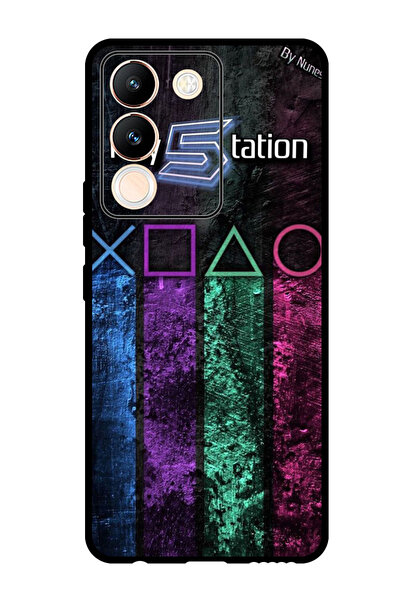 Theodor جراب واقٍ مضاد للخدش والصدمات لهاتف Vivo V29e PS5