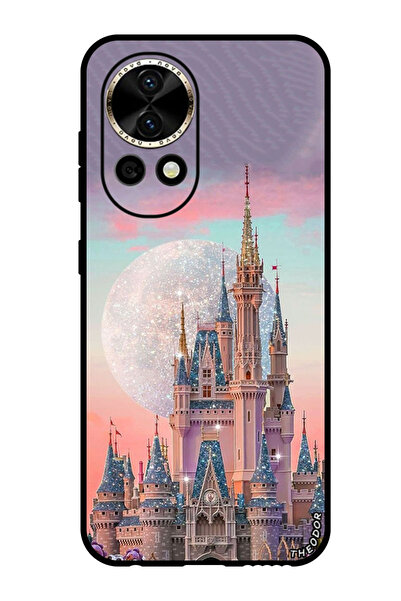 Theodor جراب واقٍ مضاد للخدش والصدمات لهاتف هواوي نوفا 12 - قلعة ديزني