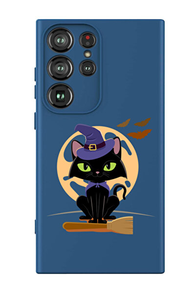 Theodor غطاء حماية سائل من السيليكون لهاتف سامسونج جالاكسي S24 ألترا (أزرق) -...