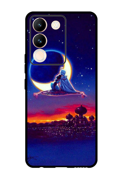 Theodor جراب واقٍ مضاد للخدش والصدمات لهاتف Vivo V29e رسوم متحركة علاء الدين