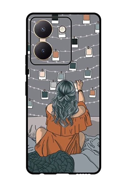 Theodor جراب واقٍ مضاد للخدش والصدمات لهاتف Vivo Y77t بولارويد وأضواء