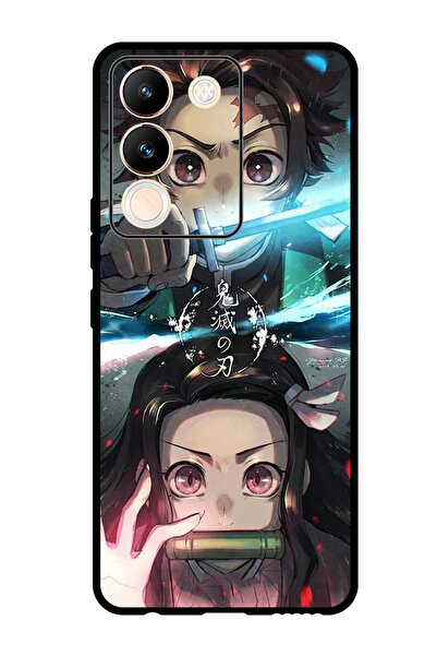 Theodor جراب واقٍ مضاد للخدش والصدمات لهاتف Vivo V29e أنيميشن تانجيرو