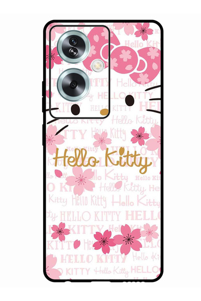 Theodor جراب واقٍ مضاد للخدش والصدمات لهاتف Oppo A79 5G Hello Kitty