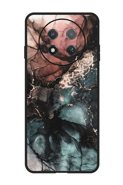 Theodor جراب واقٍ مضاد للخدش والصدمات لهاتف Huawei Enjoy 60X رخامي ملون