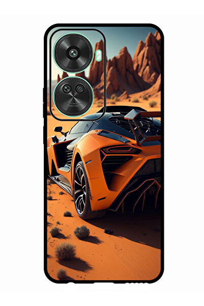 Theodor جراب واقٍ مضاد للخدش والصدمات لهاتف Huawei nova 11 SE سيارة في الصحراء