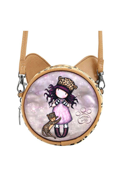 Santoro Geanta Gorjuss Purrrrrfect Love rotunda 13x13x5.5 cm
