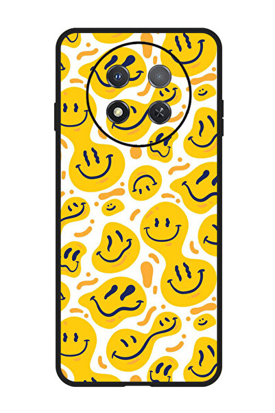 Theodor جراب واقٍ مضاد للخدش والصدمات لهاتف هواوي إنجوي 60X، ابتسامات صفراء