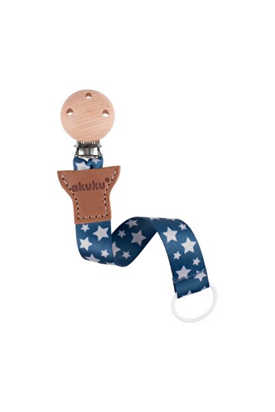 Akuku Lant pentru suzeta Stele argintii A0584, Albastru