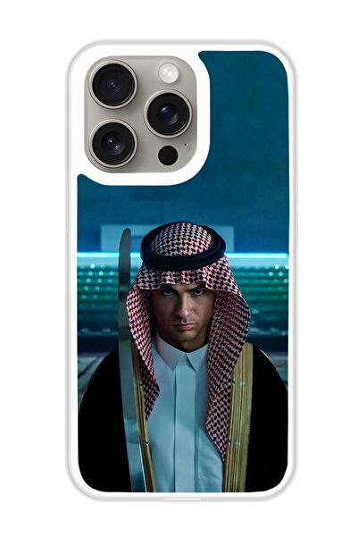 Theodor غطاء حماية لهاتف أبل آيفون 15 برو رونالدو 1 (2) (مصد أبيض)