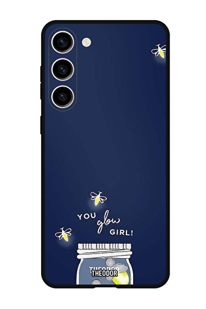Theodor جراب واقٍ مضاد للخدش والصدمات لهاتف Samsung Galaxy S23 FE You Glow Girl