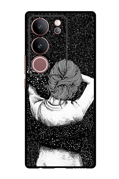 Theodor جراب حماية لهاتف Vivo S17 - S17 Pro - خيال فتاة ليلي