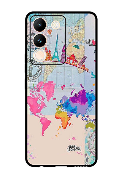 Theodor جراب واقٍ مضاد للخدش والصدمات لهاتف Vivo Y200 Travel