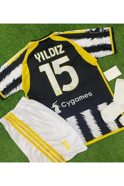 Lion Spor Juventus 2023/24 sezon KENAN YILDIZ 15 numara çocuk forması 4lü set