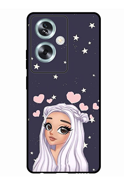 Theodor جراب واقٍ مضاد للخدش والصدمات لهاتف Oppo A2 بخلفية نجمة الحب