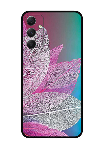 Theodor جراب واقٍ مضاد للخدش والصدمات لهاتف Samsung Galaxy A05s، بتصميم أوراق ملونة