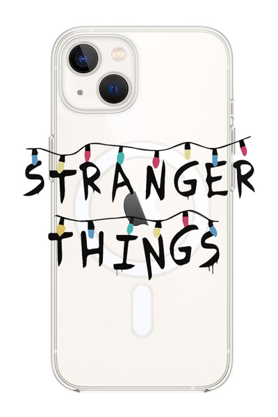 Theodor غلاف لهاتف iPhone 14 Plus متوافق مع MagSafe، غطاء ممتص للصدمات للهاتف من Stranger Things