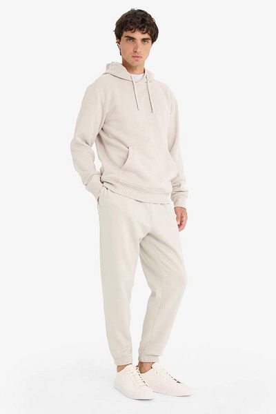 DeFacto New Season Regular Fit Waist Lace-Up Pocketed Elastic Leg Basic Plain Jogger
