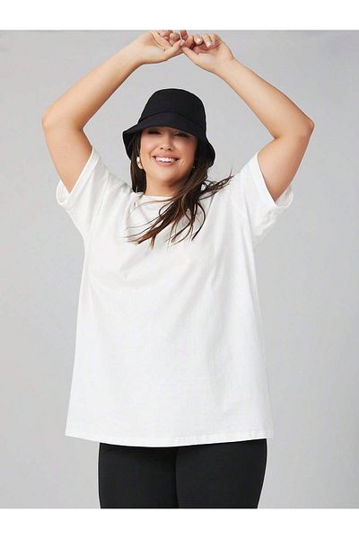 DAXİS Sportwear Company Women's Plus Size Relaxed Fit T-Shirt