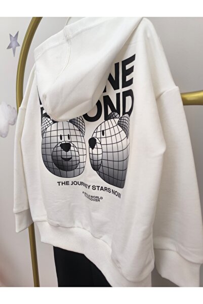 kidsense Teddy Bear Designed Boy's Hooded Suit