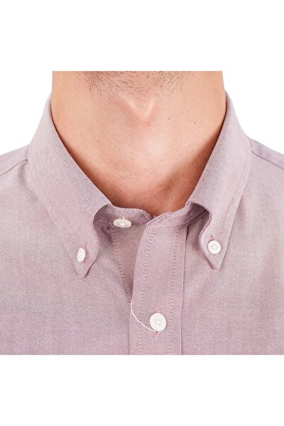 Giordano Men's Wrinkle-Free Short Sleeve Cotton Oxford Shirt