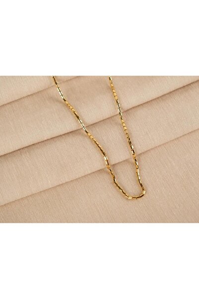 Safir Kuyumculuk Altın Unisex Silindir Dorica Zincir Kolye