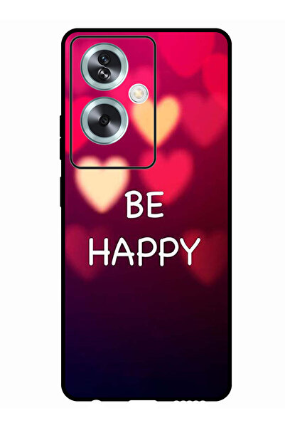 Theodor جراب واقٍ مضاد للخدش والصدمات لهاتف Oppo A2 كن سعيدًا