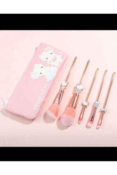 Hello Kitty Hello Ki̇tty Makeup Brush Set