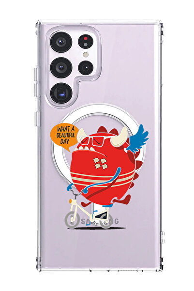 Theodor غلاف لهاتف Samsung Galaxy S23 Ultra متوافق مع MagSafe، غطاء مقاوم للص...