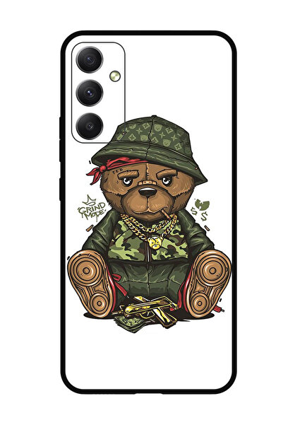 Theodor جراب واقٍ مضاد للخدش والصدمات لهاتف Samsung Galaxy A05s بتصميم دب تيدي