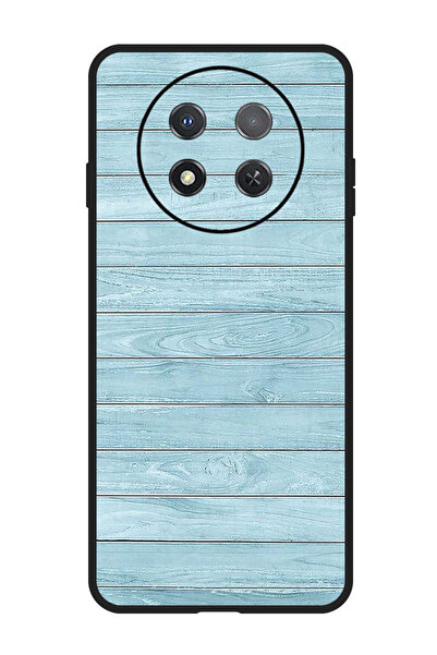 Theodor جراب واقٍ مضاد للخدش والصدمات لهاتف هواوي إنجوي 60X، خشب أزرق فاتح