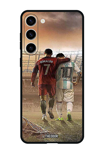 Theodor جراب واقٍ مضاد للخدش والصدمات لهاتف Samsung Galaxy S23 FE رونالدو ميسي