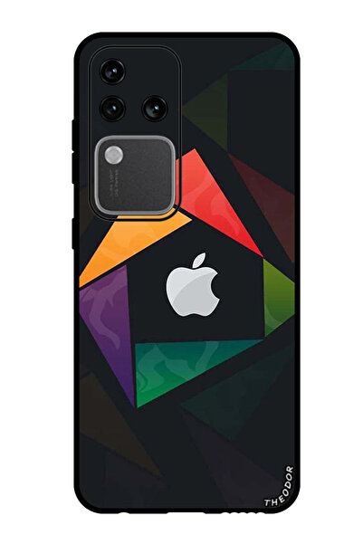 Theodor جراب واقٍ مضاد للخدش والصدمات لهاتف Vivo S18 Pro على شكل مثلث