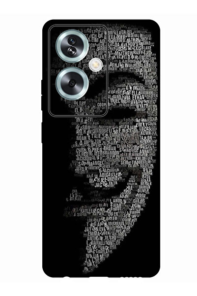 Theodor جراب واقٍ مضاد للخدش والصدمات لهاتف Oppo A2 قناع نصف وجه الجوكر