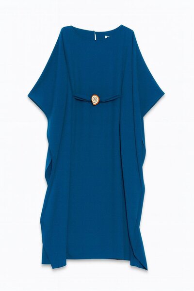 Setre Quartz Relaxed Cut Waist Belt Detailed Midi Length Wide Fit Dress