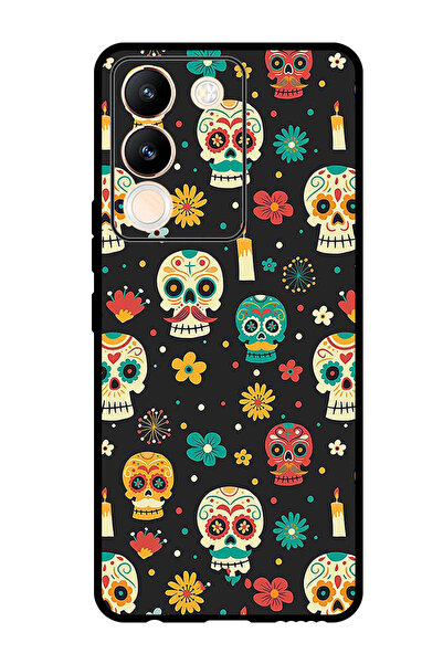 Theodor جراب واقٍ مضاد للخدش والصدمات لهاتف Vivo V29e بأنماط هيكلية