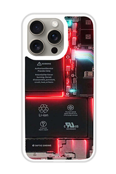 Theodor غطاء حماية لهاتف أبل آيفون 15 برو ماكس (مصد أبيض)