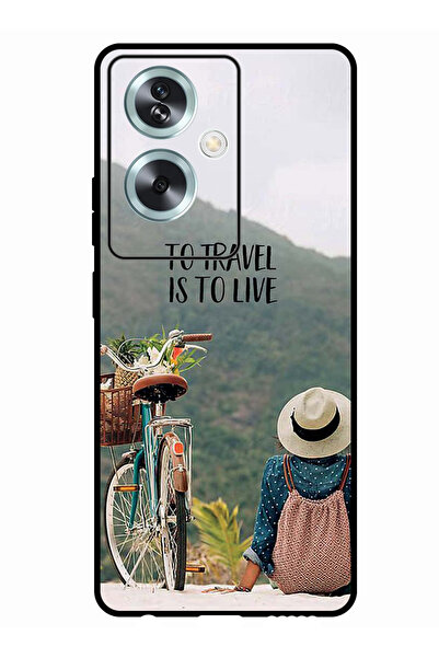 Theodor جراب واقٍ مضاد للخدش والصدمات لهاتف Oppo A2 للسفر هو للعيش