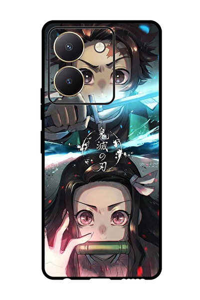 Theodor جراب واقٍ مضاد للخدش والصدمات لهاتف Vivo Y27s، رسوم متحركة، تانجيرو