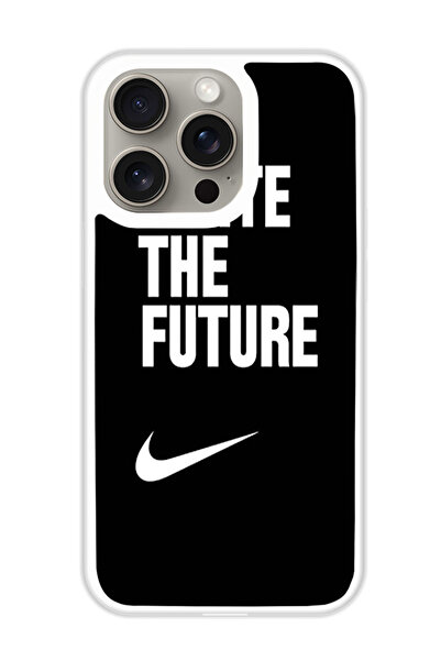 Theodor غطاء حماية لجهاز أبل آيفون 15 برو - اكتب المستقبل (مصد أبيض)