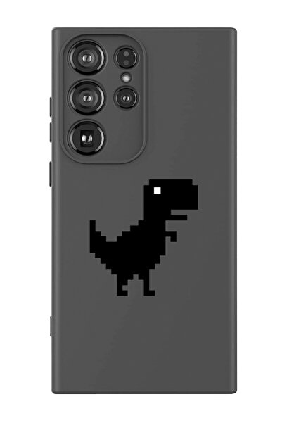 Theodor غطاء حماية سائل من السيليكون المقاوم للصدمات لهاتف سامسونج جالاكسي S24 ألترا (أزرق) - أوفلاين دينو