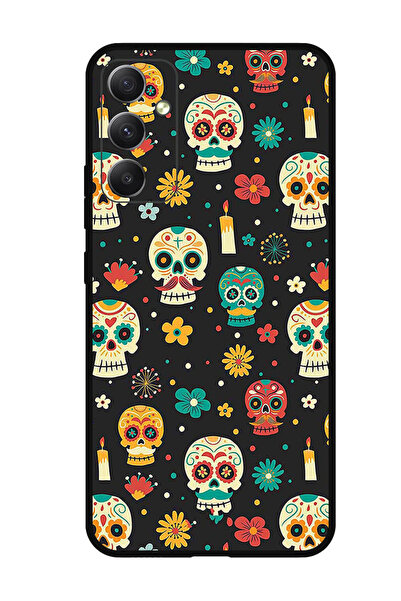 Theodor جراب واقٍ مضاد للخدش والصدمات لهاتف Samsung Galaxy A05s بأنماط هيكل عظمي