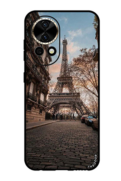 Theodor جراب واقٍ مضاد للخدش والصدمات لهاتف هواوي نوفا 12 برج إيفيل