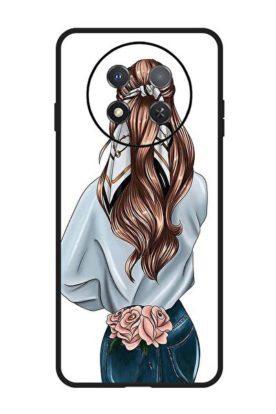 Theodor جراب واقٍ مضاد للخدش والصدمات لهاتف هواوي إنجوي 60X - وردي - فتاة وردية