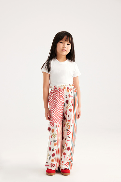 Marvy Fiona Patch Patterned Trousers