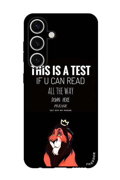 Theodor جراب واقٍ مضاد للخدش والصدمات لهاتف Samsung Galaxy S24 Plus هذا اختبار