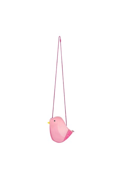 Santoro Geanta Kori Kumi Three Little Birds pasare roz 17x8x16.5 cm