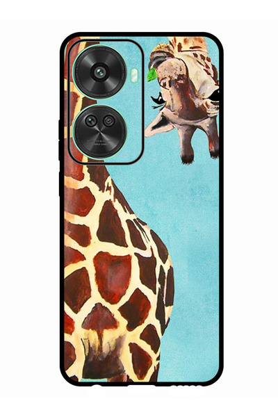 Theodor جراب واقٍ مضاد للخدش والصدمات لهاتف هواوي نوفا 11 إس إي بتصميم زرافة