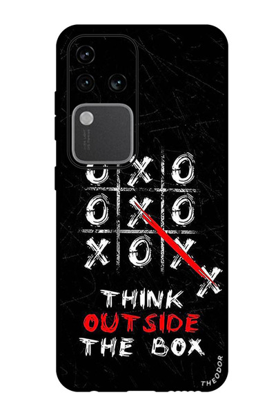 Theodor جراب واقٍ مضاد للخدش والصدمات لهاتف Vivo S18 Pro فكر خارج الصندوق